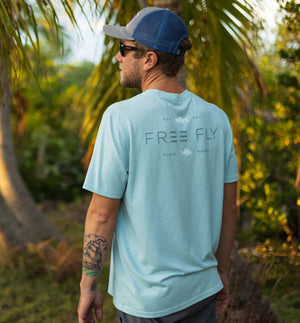 FREE FLY APPAREL Men's Tees Free Fly Tropic Hangout Tee || David's Clothing