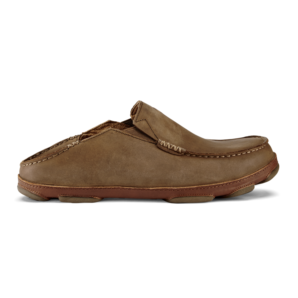 OLUKAI Men's Shoes Olukai Moloa Leather Slip On || David's Clothing