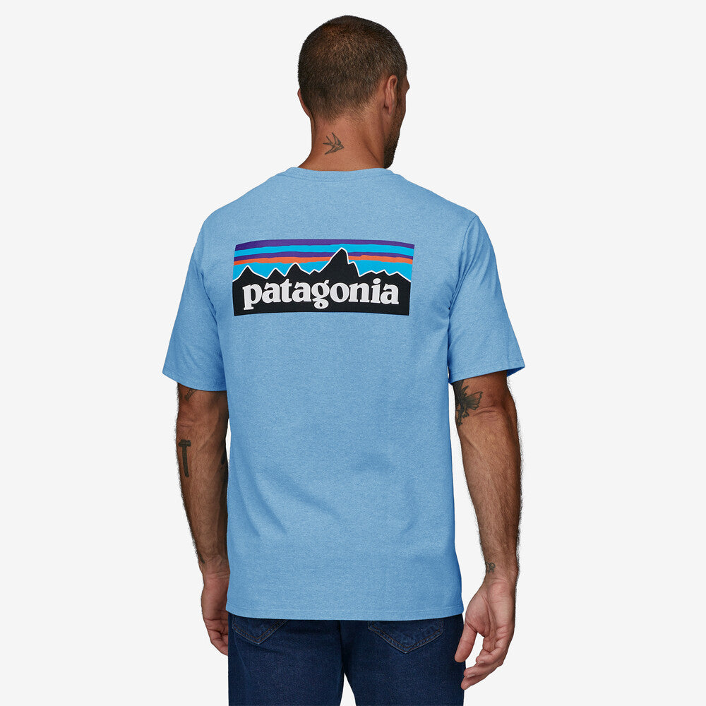 PATAGONIA Women's Tee Patagonia Men's P-6 Logo Responsibili-Tee || David's Clothing